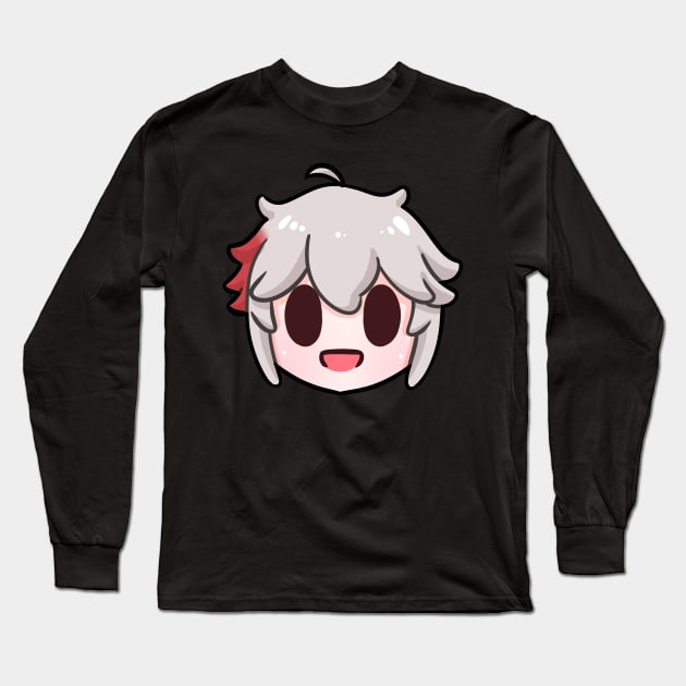 Genshin Impact Kaedehara Kazuha chibi Long Sleeve T-Shirt by Oricca